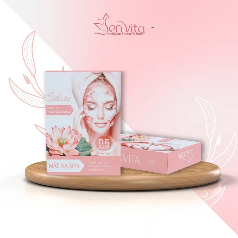 Lotus Facial Mask - Mặt nạ sen với các thành phần lành tính an toàn cho da