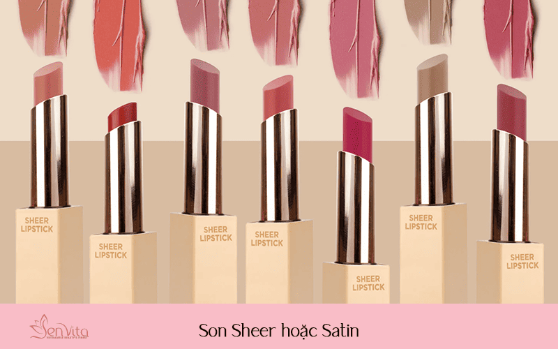 Son Sheer hoặc Satin