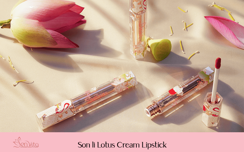 Son lì Lotus Cream Lipstick