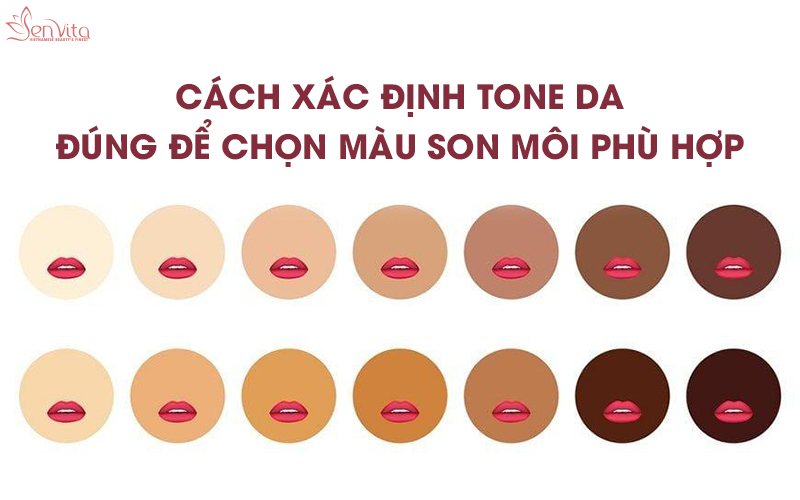 Cách xác định tone da đúng để chọn màu son môi phù hợp