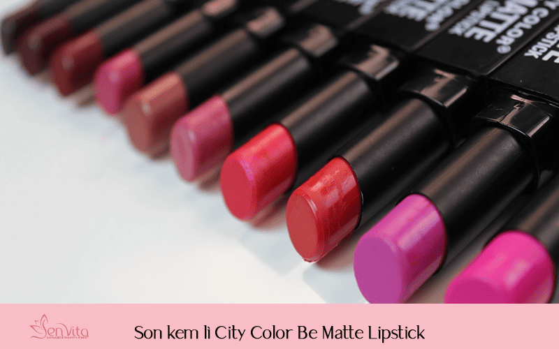 Son kem lì City Color Be Matte Lipstick