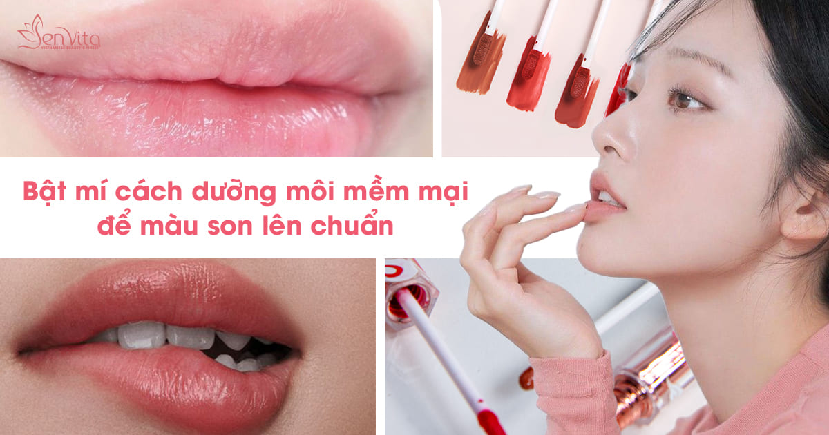 [Bật mí] Cách dưỡng môi mềm mại để màu son lên chuẩn