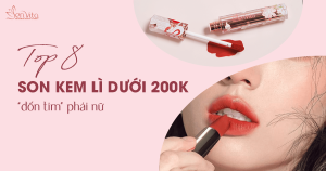 Dòng son kem lì dưới 200k có bảng màu đẹp, được yêu thích nhất