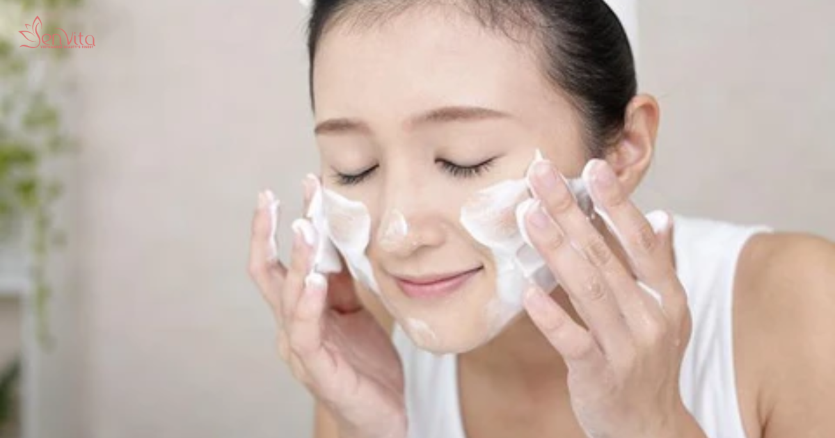 Bắt đầu với bước làm sạch kỹ lưỡng để làn da sẵn sàng hấp thụ dưỡng chất