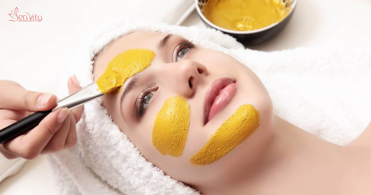 Mặt nạ nghệ - Làm sáng da và mờ thâm nhờ curcumin tự nhiên